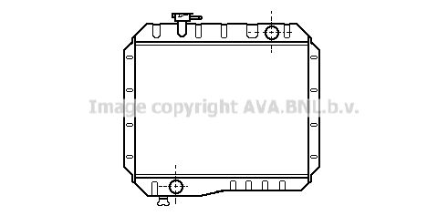 AVA QUALITY COOLING Radiaator,mootorijahutus TO2055